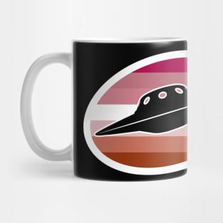 Lesbian UFO Cryptid Pride Mug